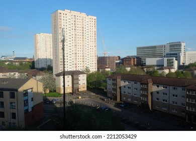 A Sunny Day In Glasgow City Centre Scotland On Spring 2018