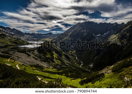 Similar – Blick vom Nebelhorn [1]