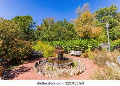 Sunny exterior view of the Botanical Garden of the Ozarks at Arkansas - Shutterstock ID 2223133763