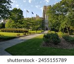 Sunny and green Duke University West Campus 