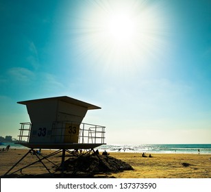 Sunny San Diego Beach, Southern California USA