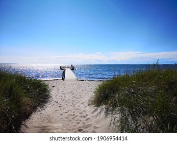 Sunny Summer Day At Gotland Sweden 