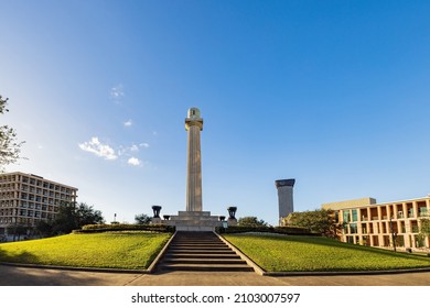 Sunny View Of The Lee Circle At New Orleans, Louisiana