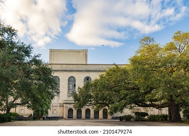 Sunny View Of The Municipal Auditorium At New Orleans, Louisiana