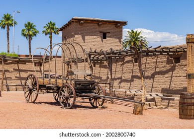 Sunny View Of The Old Las Vegas Mormon Fort State Historic Park At Nevada