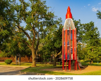 Sunny View Of The Stephenson Park At Edmond, Oklahoma