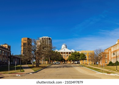 Sunny View Of The Texas Woman's University At Denton, Texas, USA