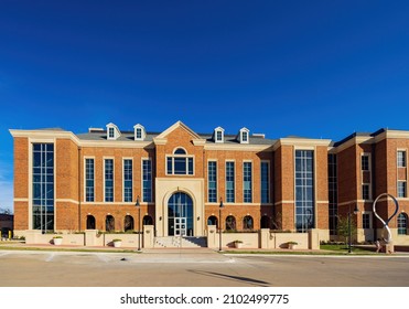 Sunny View Of The Texas Woman's University At Denton, Texas, USA