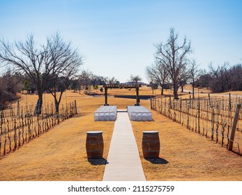 Sunny View Of A Winery At Edmond, Oklahoma