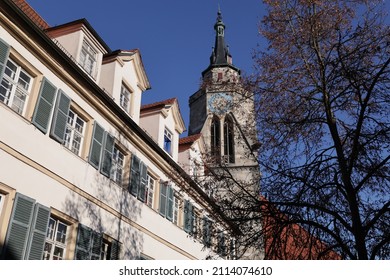 Sunny Winter Day In Tübingen Am Neckar