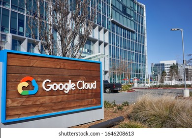 Sunnyvale, CA, USA - Feb 11, 2020: Google Cloud Sunnyvale campus in the Silicon Valley.