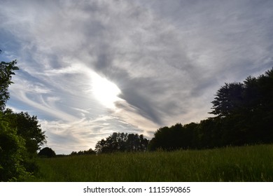 sunrays in the clouds