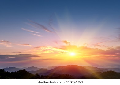 Sunrise - Shutterstock ID 110426753