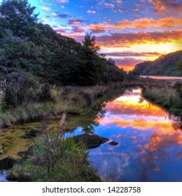 Sunrise In Abel Tasman Park, New Zealand.