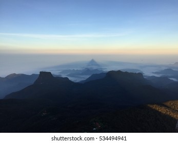 Sunrise above the clouds