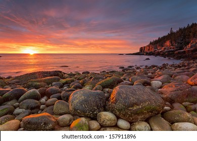 Sunrise At Acadia National Park