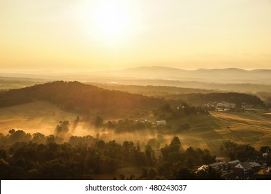 Sunrise In Albemarle County, Virginia