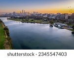 Sunrise at Albert Park Lake, Melbourne, Australia