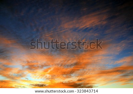 Similar – Image, Stock Photo Sunset over Sardinian landscape