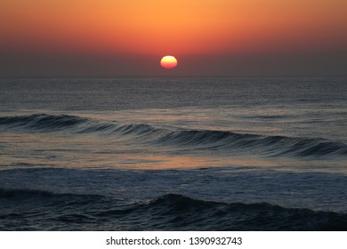 Sunrise At Ballito Beach On The KwaZulu Natal North Coast.