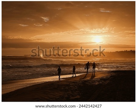 Similar – Very early in the morning on Pacific Beach.