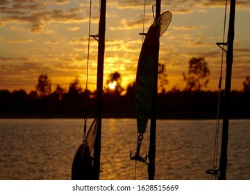  Sunrise Behind Fishing Lures. Northern Territory, Australia                        