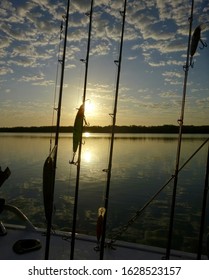 Sunrise Behind Fishing Lures, Northern Territory, Australia                               