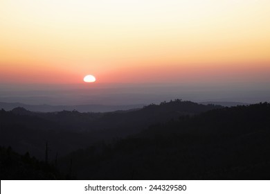 A Sunrise In The Black Hills Of South Dakota