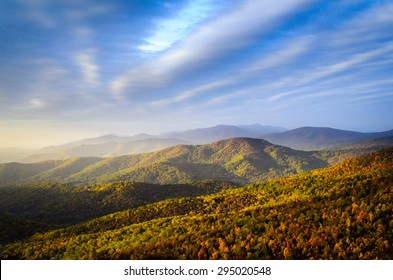 Sunrise At Blue Ridge Mountains