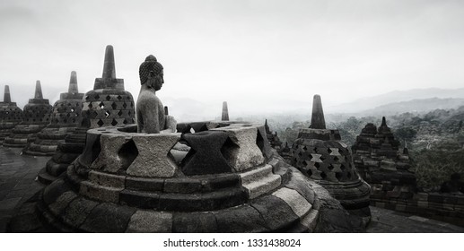 Sunrise In Borobodur