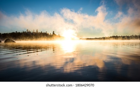 Sunrise In The Boundary Waters Canoe Area Minnesota 