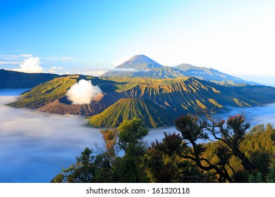 Sunrise. Bromo Volcano. Indonesia