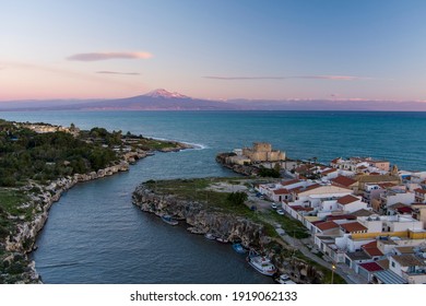 Sunrise In Brucoli, Augusta, Sicily In This February 2021