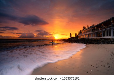 Sunrise at Burleigh Heads, Gold Coast.