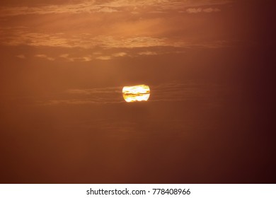 Sunrise with clouds
