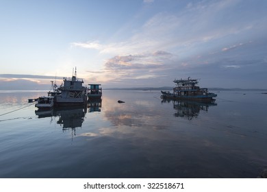 Sunrise At Darvel Bay, Lahad Datu, Malaysia.