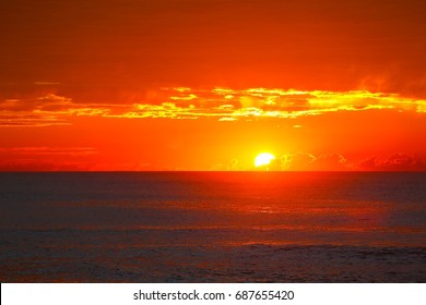 Sunrise At Dee Why Beach In Sydney Australia