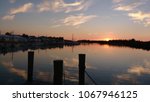 Sunrise from the dock in Spanish Wells, Bahamas 