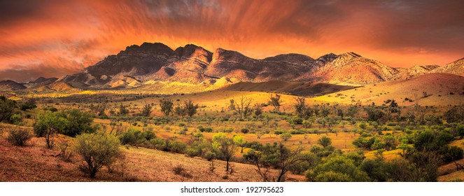 Sunrise In The Flinders Ranges