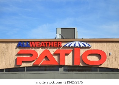 Sunrise, Florida, USA - November 15, 2021: All Weather Patio Is An Outdoor Furniture Store On N. University Drive.