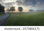 Sunrise in the fog Ocala Fl 