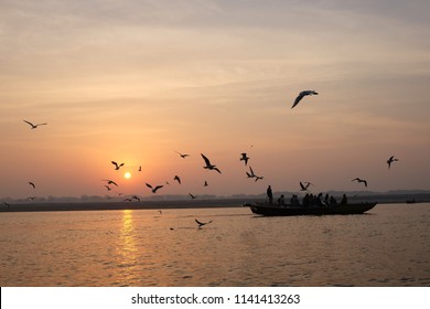 Sunrise In Ganges River