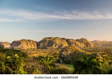 Sunrise At The Hills Of Viñales Valley In Cuba