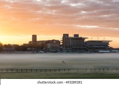 Sunrise At The Knavesmire Or Mickelgate Stray, York