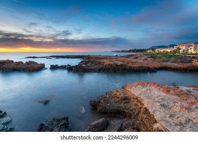 Sunrise at la Torre de la Sal in the Castellon region of Valencia on the Spainish coast - Shutterstock ID 2244296009
