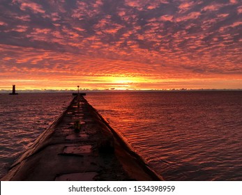 Sunrise Lake Michigan Sheboygan Wisconsin