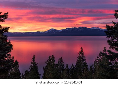 Sunrise in Lake Tahoe, California - Powered by Shutterstock