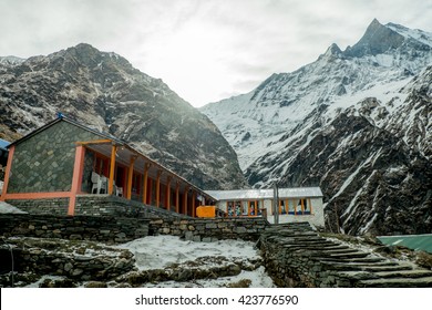 The Sunrise At Machhapuchhre Base (MBC).