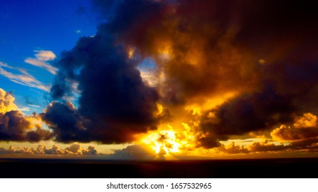 Sunrise From Makapuu Lighthouse Trail.