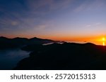 Sunrise Marlborough sounds New Zealand French pass